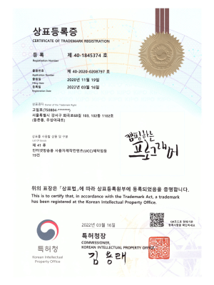 DreamLabs 재산권 및 인증서 11